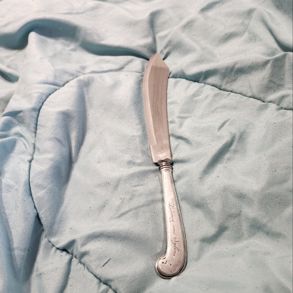 WEBSTER STERLING CAKE KNIFE CIR.1910